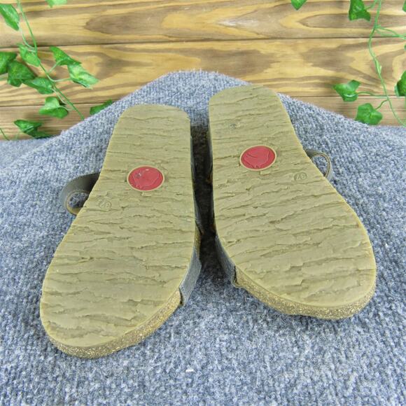 Haflinger‎ Women's Slide Blue Leather Sz 37 Medium Used 2025 - Picture 6 of 6